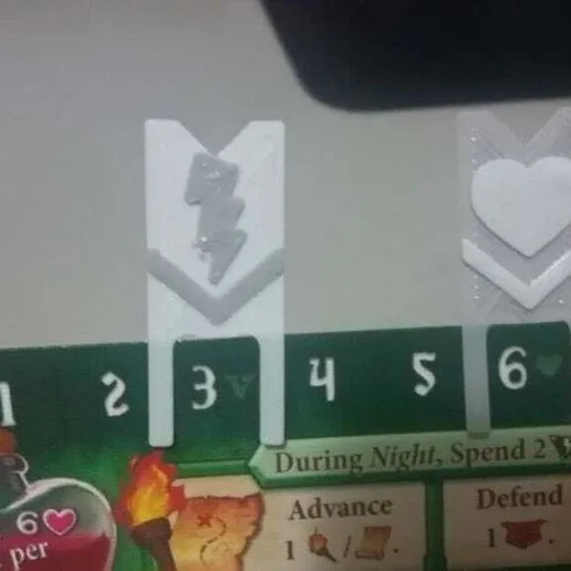 Max health/power marker - Tiny Epic Quest