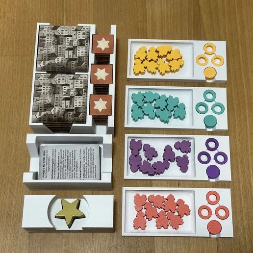 Cities board game sorting insert Insert / Inlay / Organizer / Insert