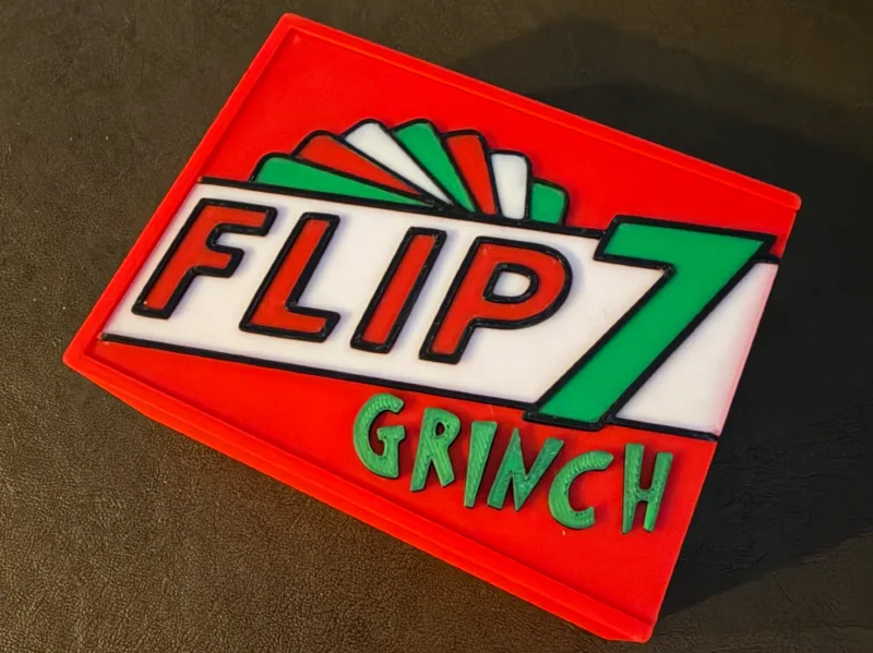 Grinch Flip 7 (Lid ONLY)