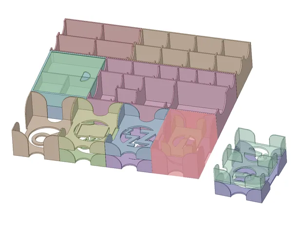 Stuffed Fables Box Insert / Organizer