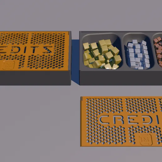 Terraforming Mars credits storage 190*85*40mm