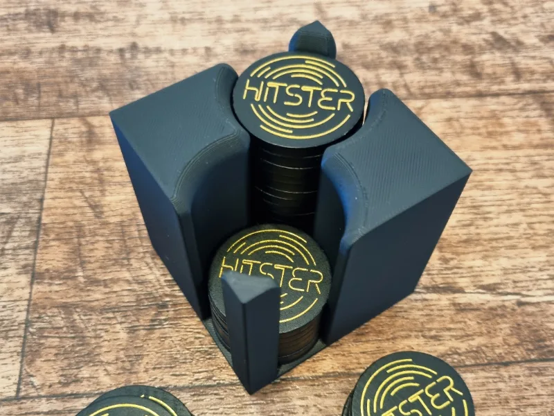 Hitster Token Holder for Card Collection Box