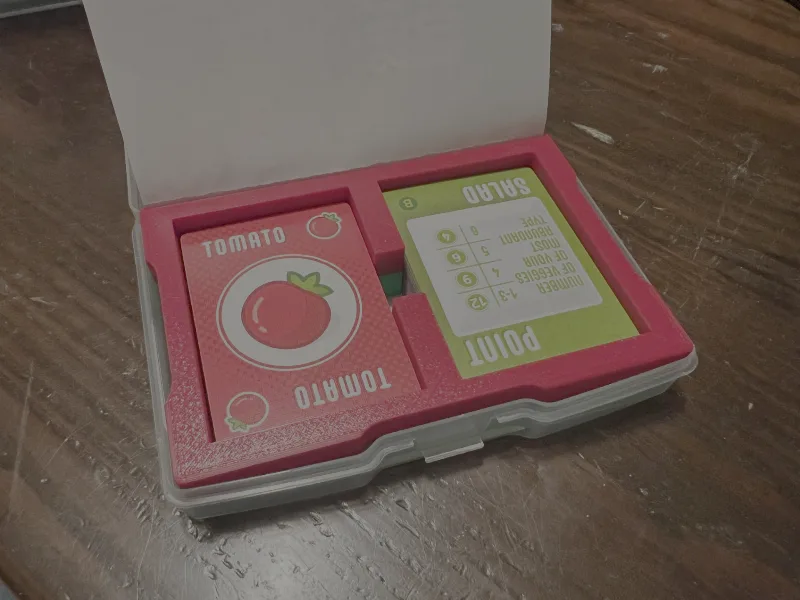 Insert for Point Salad in a 4x6 Picture Box