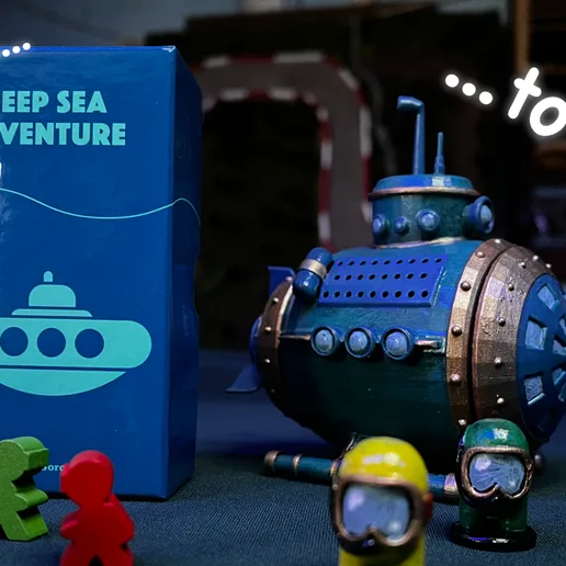 Deep Sea Adventure - Whole boardgame recreated