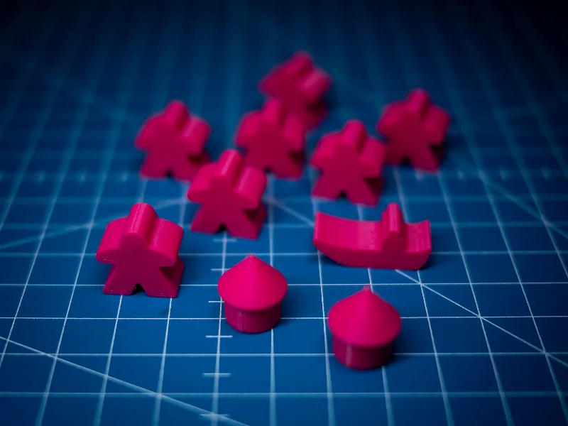Carcassonne Amazonas Board Game Meeples