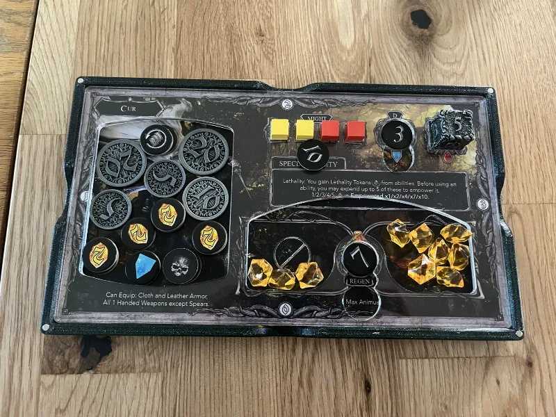 Oathsworn: Player dashboard & storage in one model