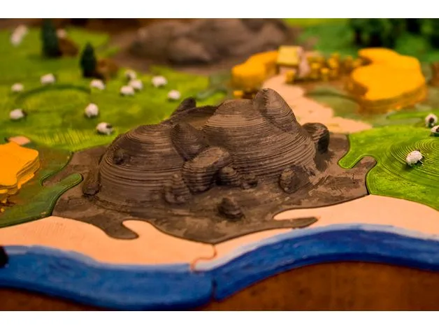Catan Stone Tiles - Warcraft Inspired