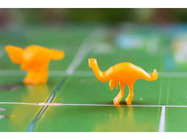 Dinosaur Island Meeple - Gallimimus