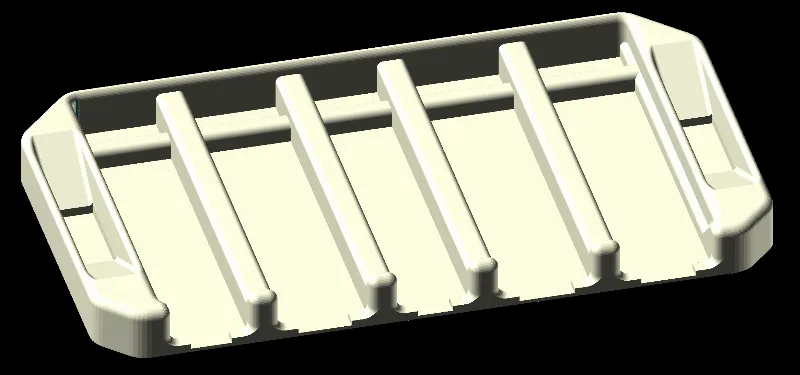 Remix of Kanban EV car tray to separate spare cars
