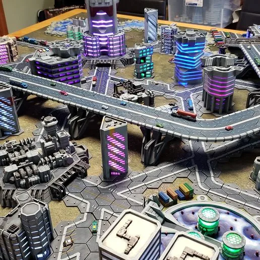 HEXTECH - Flyover Highway (Battletech Compatible Terrain)