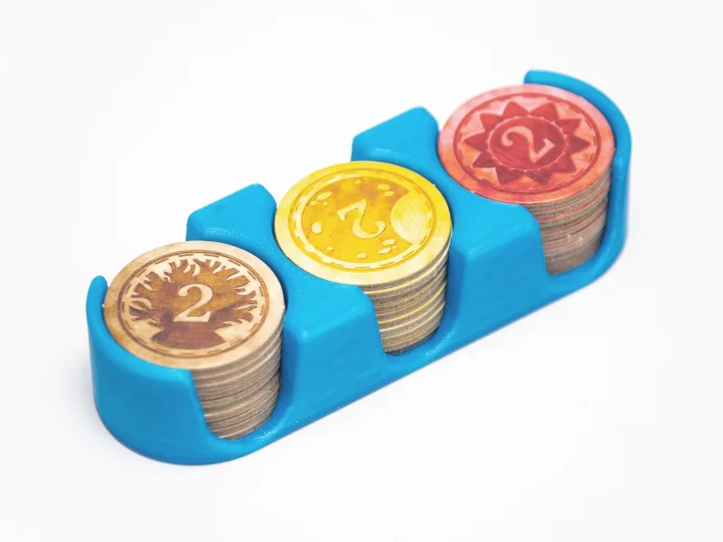 Noctiluca board game chip tray