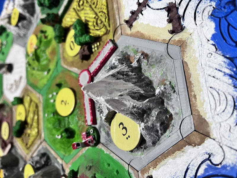 Catan Ore Tile "Matterhorn" (Magnetic)