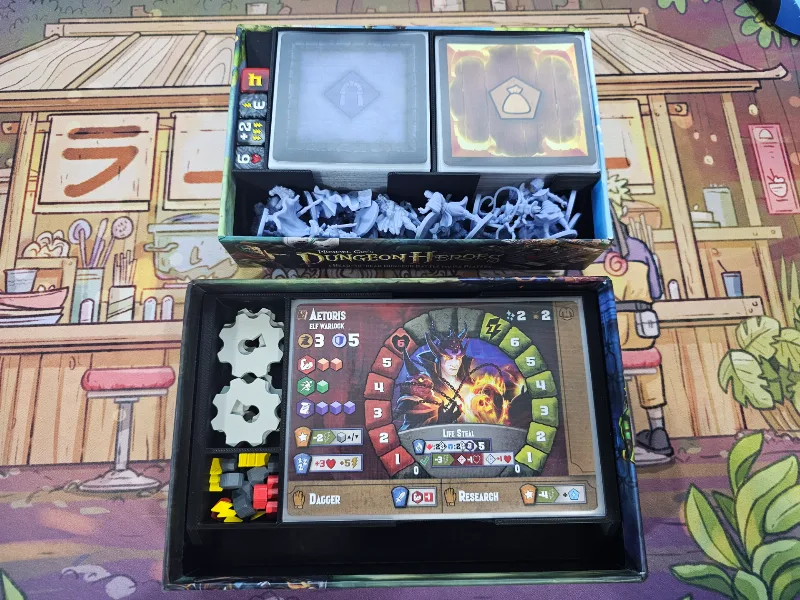 [SLEEVED] Tiny Epic Dungeons Insert + Expansion