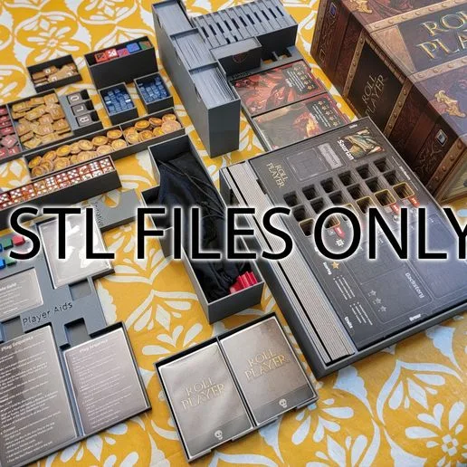 Roll Player Big Box insert (supports all expansions and sleeved cards)
