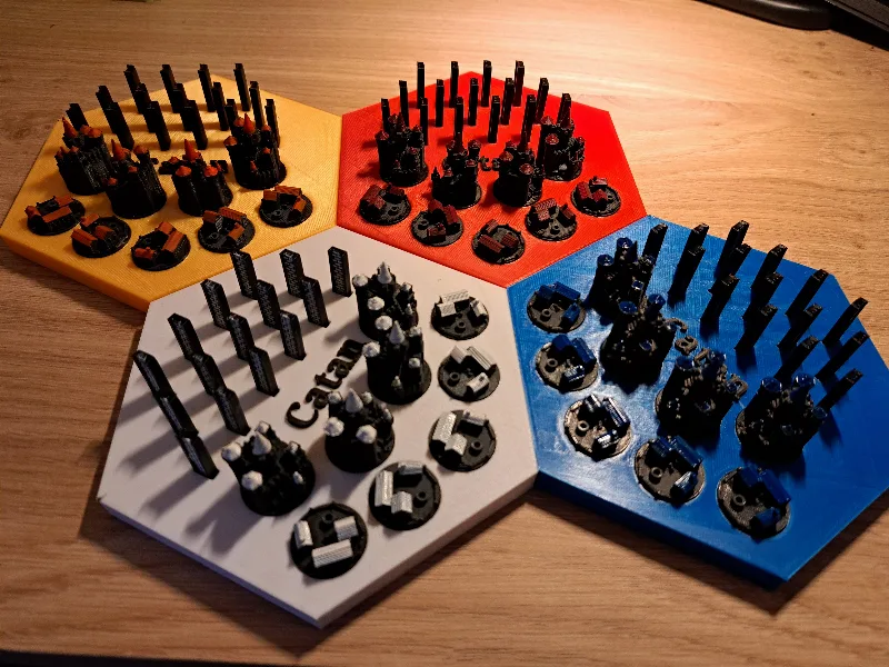 Catan piece holder