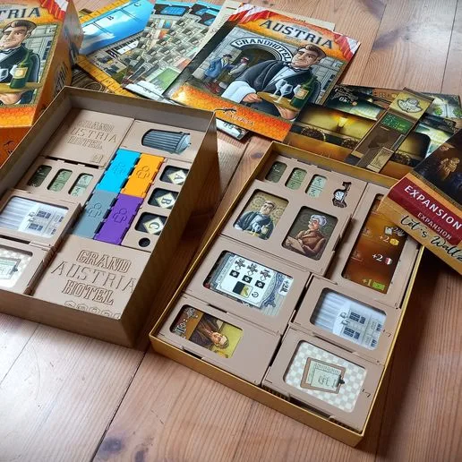 Grand Austria Hotel + Let's Waltz - boardgame insert