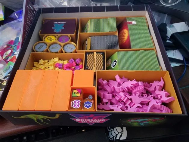 Dinosaur Island Organizer Insert- Xtreme Edition
