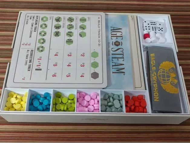 Age of Steam Organizer (Eagle-Gryphon Games 2019)