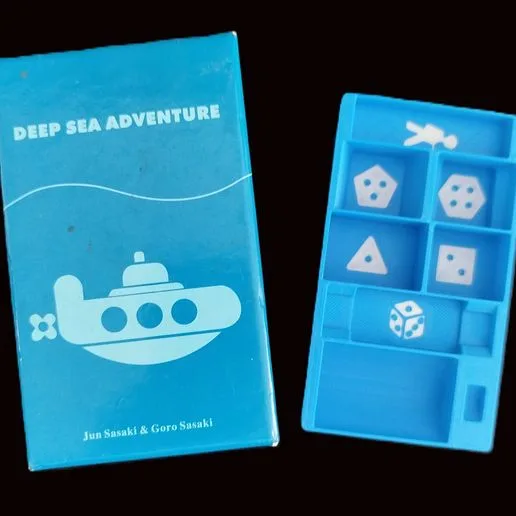 Organizer insert for the Deep sea adventure game