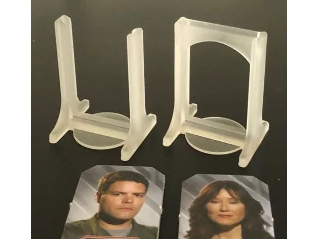 Battlestar Galactica boardgame character stands