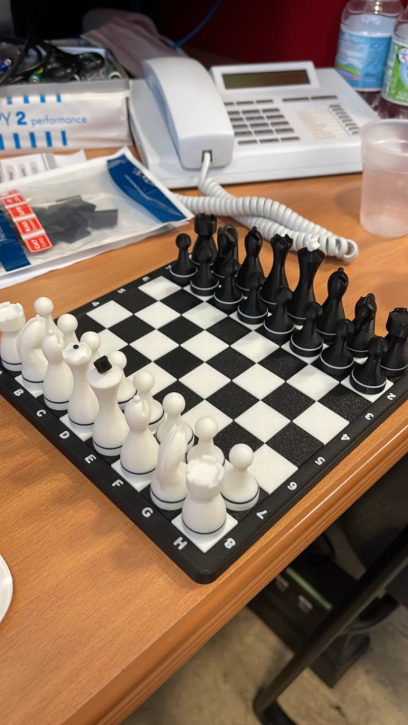 Magnetic Chess/Checkers Board - SnapOn Magnets