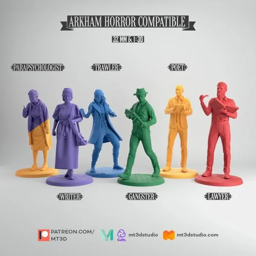 Investigator Pack 12 - Arkham Horror compatible