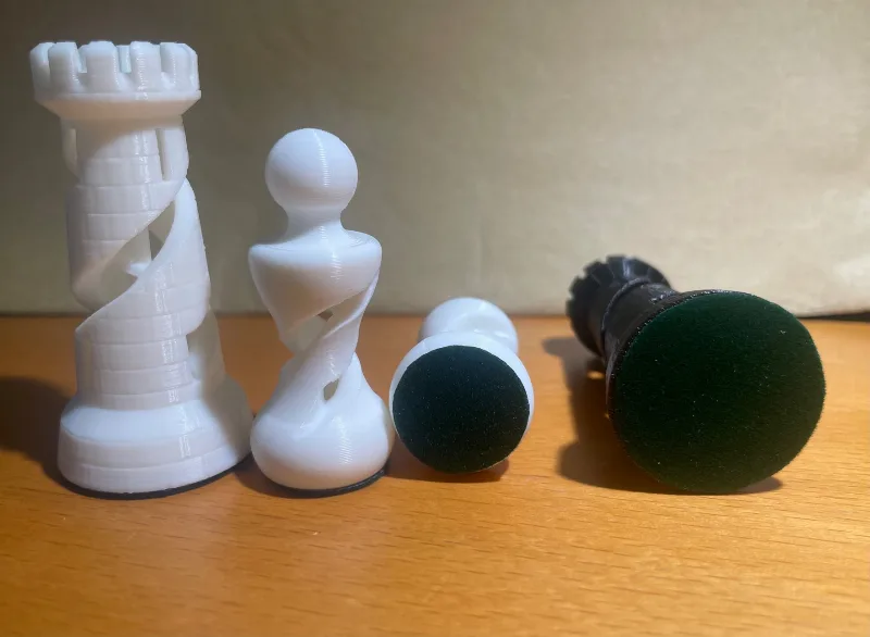 Stencil for Organic Chess pieces
