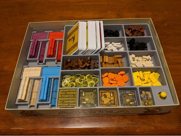 Agricola Organizer for Resources and Player Pieces