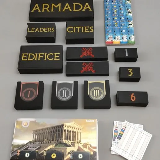 Insert 7 Wonders 2ed + Expansions (Armada, Cities, Edifice & Leaders)