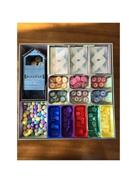 Wingspan - Insert / Organizer (with Oceania and European Expansions)