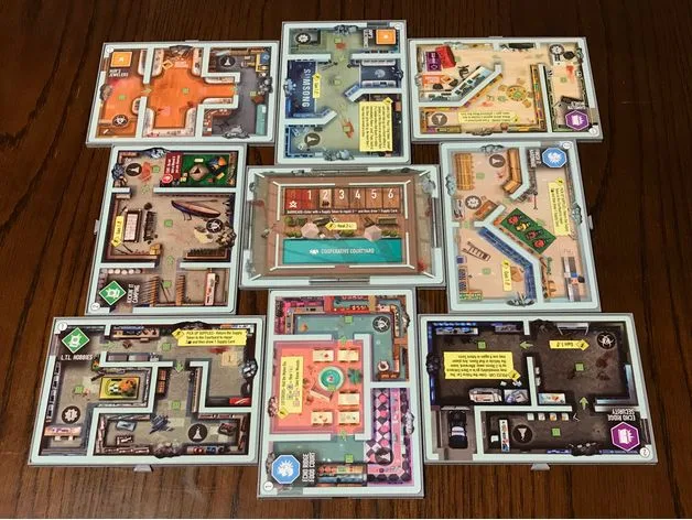 Map Tray for Tiny Epic Zombies (TEZ)