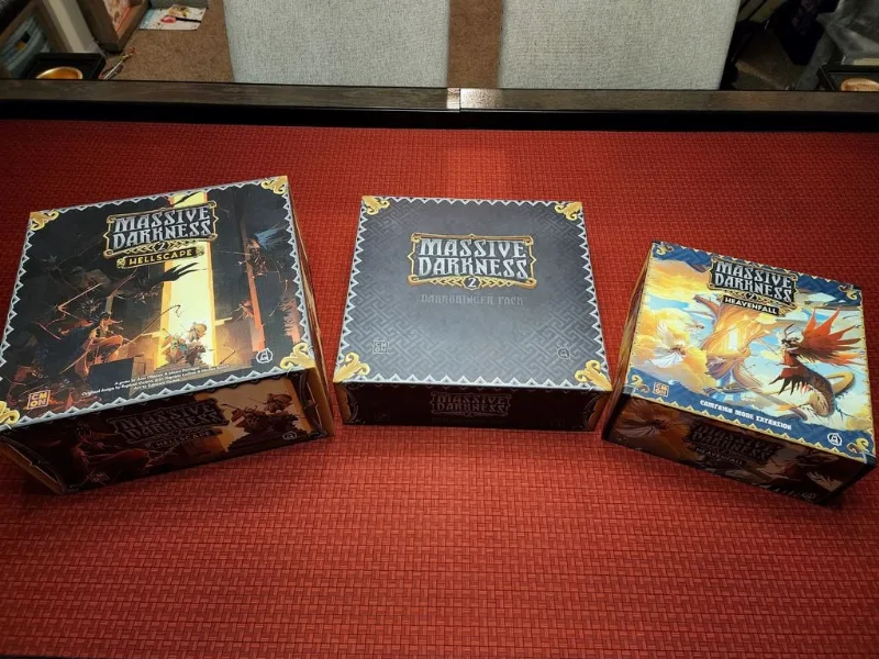 Massive Darkness 2 insert - Heavenfall Pledge Kickstarter Edition - Remix