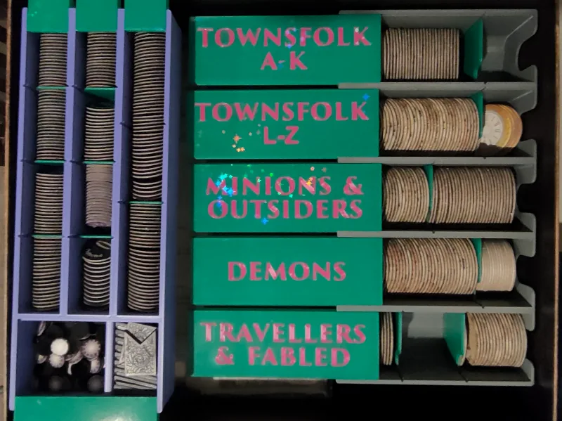 Blood on the Clocktower Carousel Token Storage