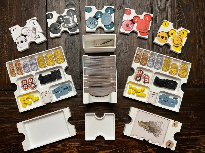 Furnace Board Game Insert / Organizer - Supports Interbellum Expansion