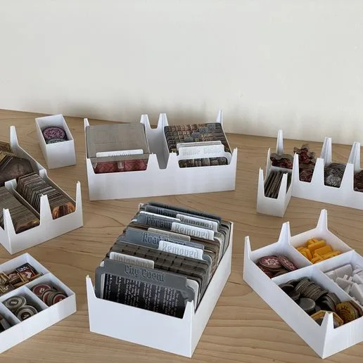 Gloomhaven Organizer (2 of 2) - All pieces except monsters, monster attack cards, and monster attack modifiers