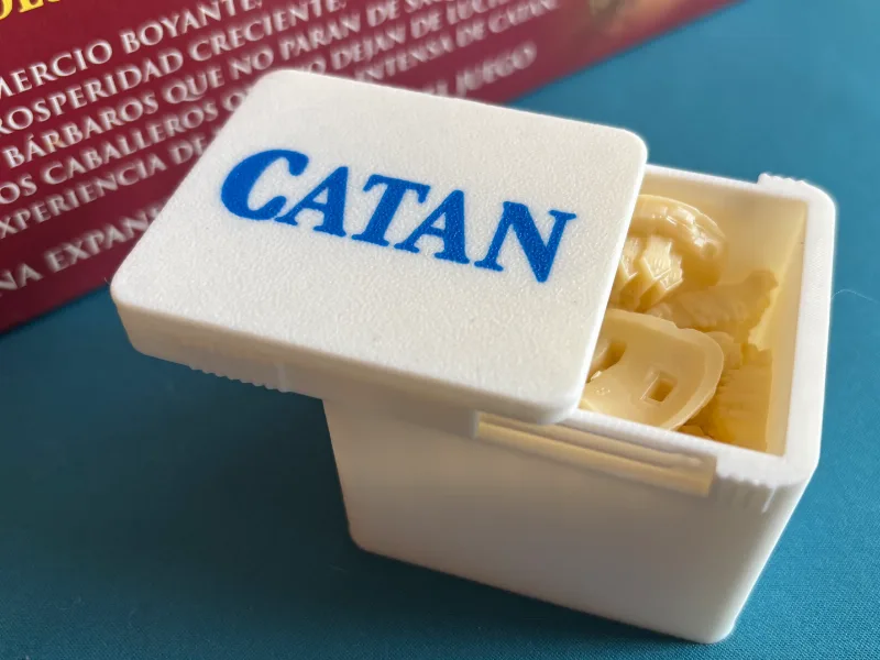 Catan: Boxes for storing components
