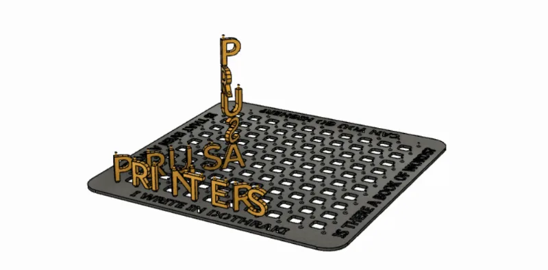 3D Printed Scrabble