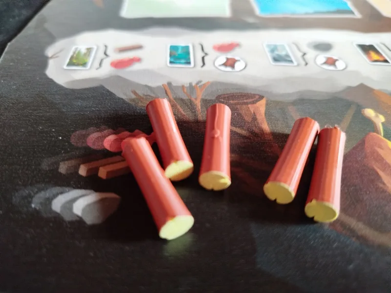 Tokens Deluxe Paleo - Wood / Trunk