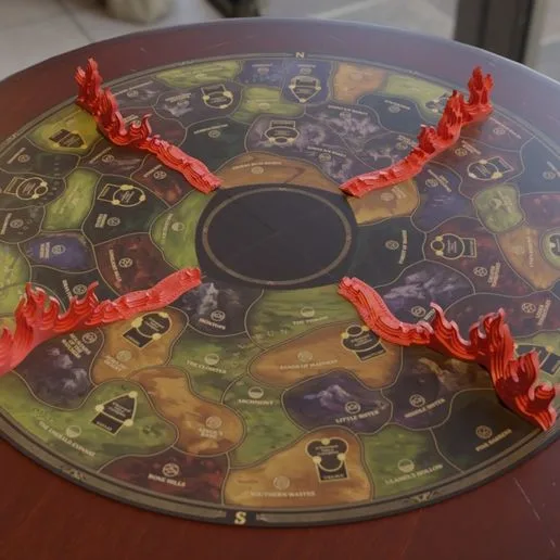Return to Dark Tower: Curved Rivers of Fire