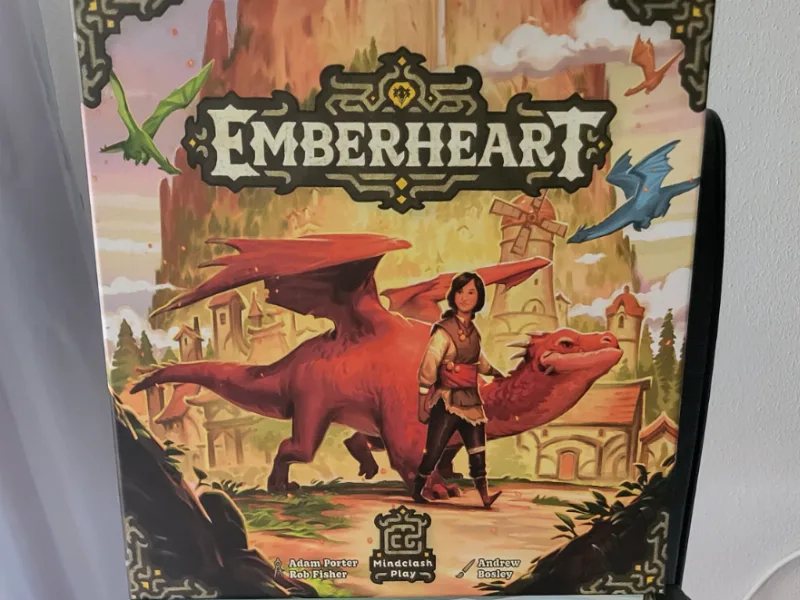 Emberheart board game inlay
