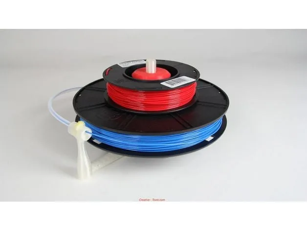 Universal stand-alone filament spool holder (Fully 3D-printable)
