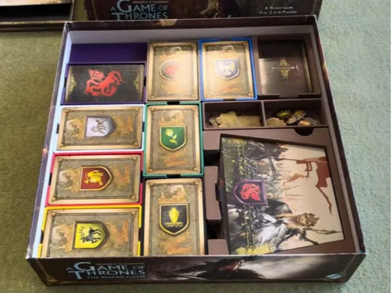 A Game of Thrones Boardgame Insert
