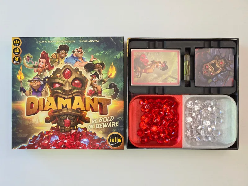 Diamant/Incan Gold  - Organizer Insert