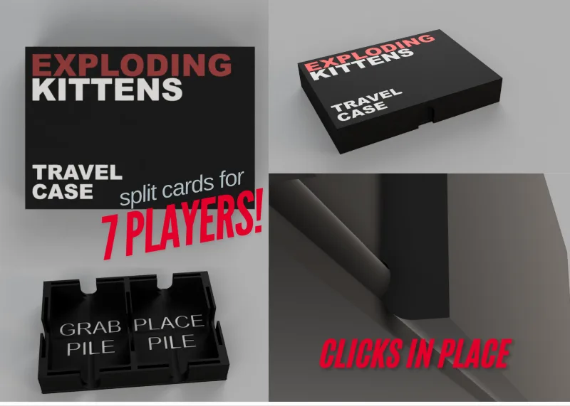 EXPLODING KITTENS TRAVEL CASE