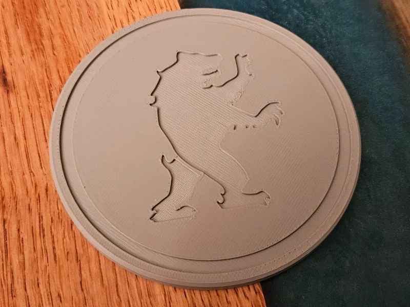 Republic of Polania Scythe Coaster