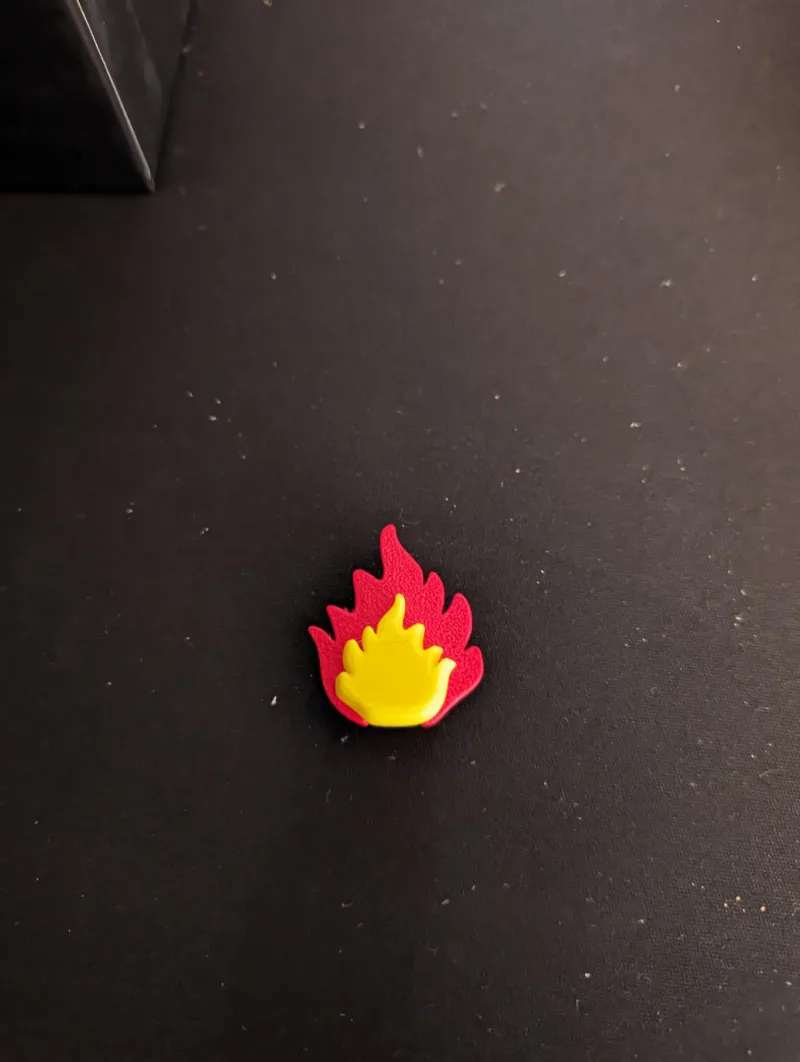 Thunder Road Vendetta - Flame icon over the card