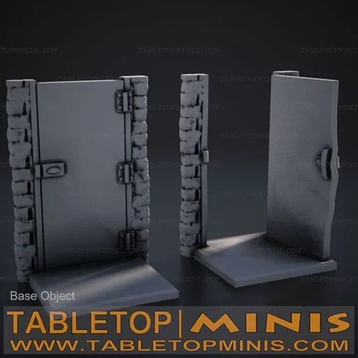 Plain Metal Door For Zombicide