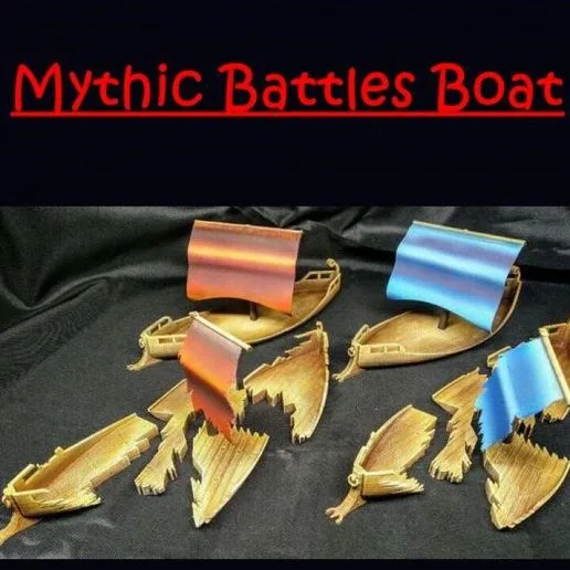 Mythic Battles: Pantheon – Modular Boat Set (Official Convention Edition)
