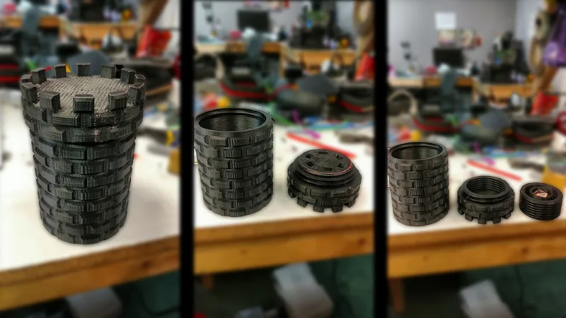 D&D dice container (w/ 25mm D20 insert)