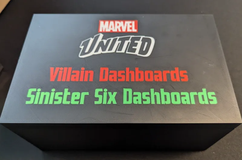 Marvel United Villain & Sinister Six Dashboards